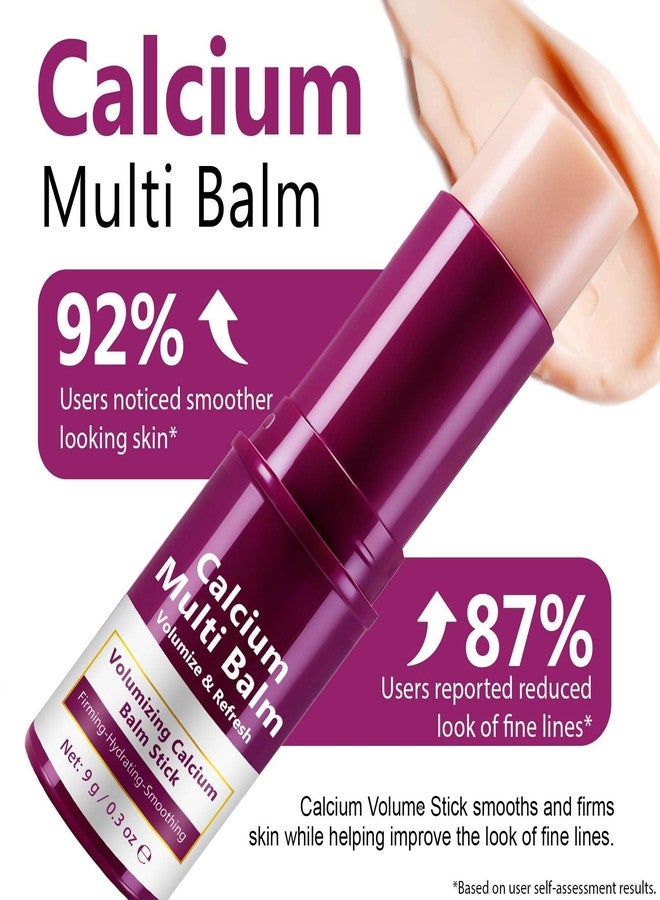 Mcukv Calcium Volume Multi Balm Stick – 2Pack Collagen & Vitamin E Moisture Stick for Face and Neck – Lightweight, Non-Greasy Hydration Balm for Daily Use – Promotes Soft, Supple, Healthy-Looking Skin - Image 3